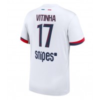 Camiseta Paris Saint-Germain Vitinha #17 Segunda Equipación Replica 2025-26 mangas cortas